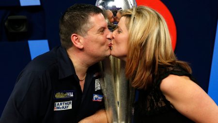 When was Rachel Ford, wife of Gary Anderson, married to The Flying Scotsman?