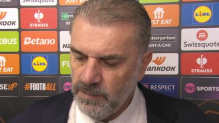 Postecoglou Condemns Tottenham Player’s First-Half Performance