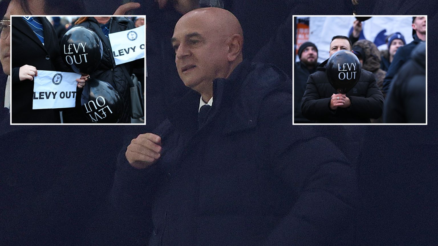 Tottenham Supporters Stage “Levy Out” Protest During Defeat to Liverpool