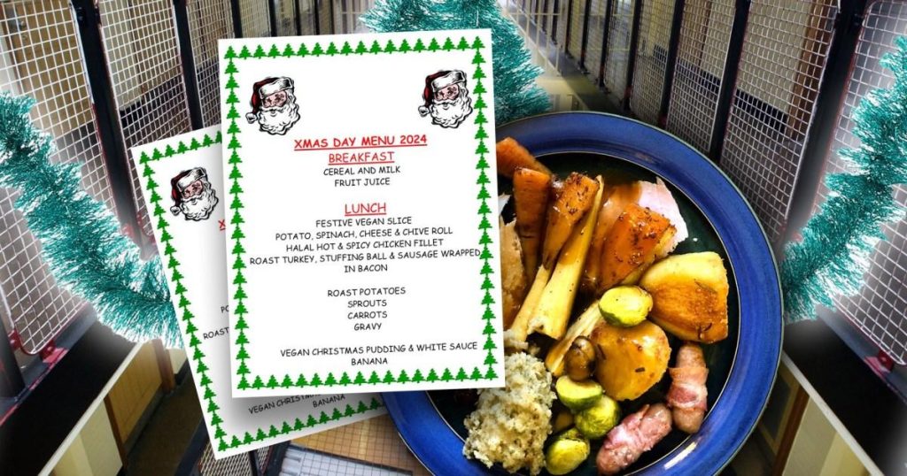 High-Security Inmates in Britain Offered Vegetarian Christmas Meal Options