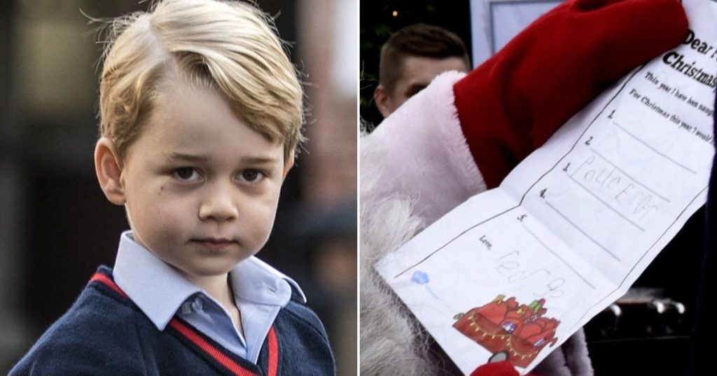 Prince George’s Christmas Wish Revealed in Letter to Santa