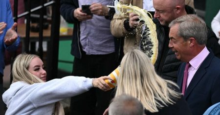 Assaulting Politicians with Any Projectile Poses a Danger.