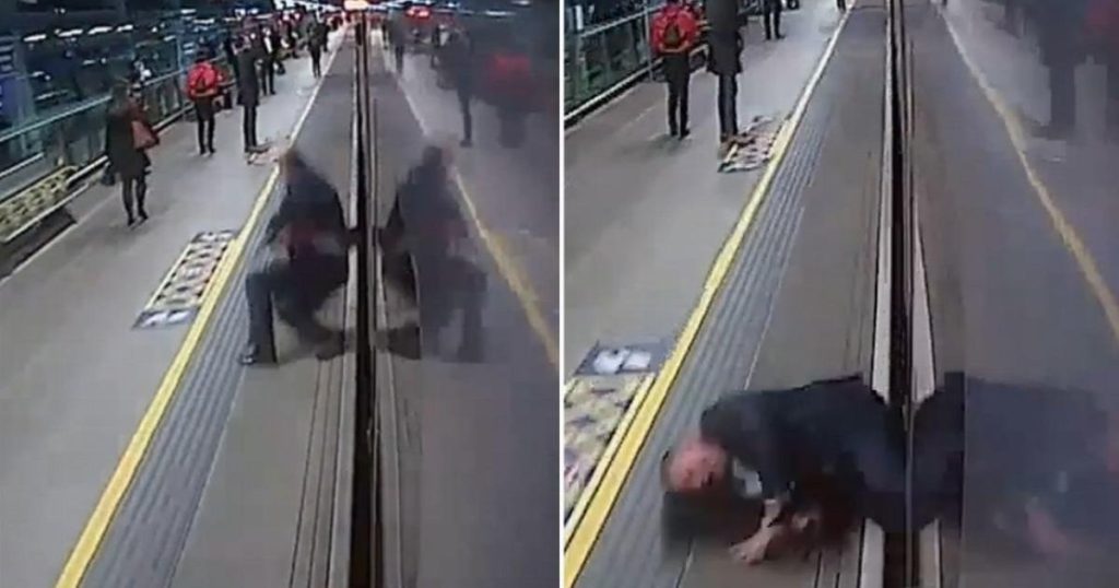 Commuter Struck and Thrown by Moving Train