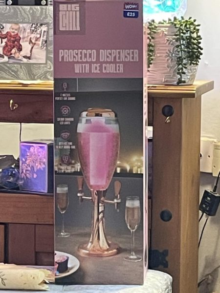 B&M Customers Report Unexpected Price Discrepancy on Prosecco Dispenser.