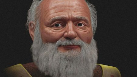 Scientists reconstruct the true face of Saint Nicholas after 1,700 years: Father Christmas with his iconic beard
