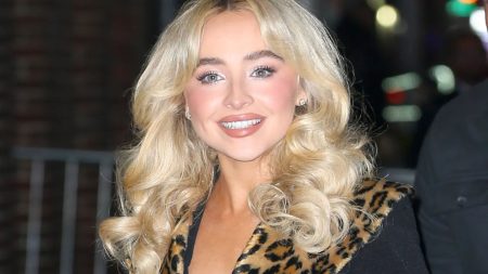 Sabrina Carpenter Braves New York City Cold in a Mini Dress