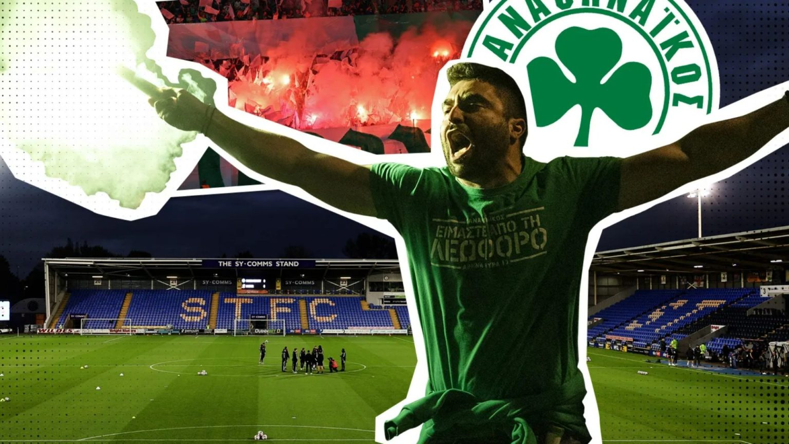 Security Concerns Heightened as Greek Ultras Anticipated at EFL Stadium Following Prior Vandalism.