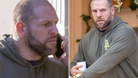 James Haskell debuts new hair following split from Chloe Madeley during outing in London