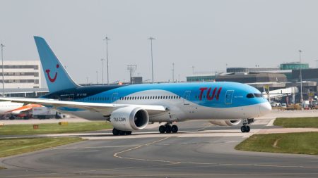 TUI Flight Attendant Hospitalized After Fall from Aircraft at UK Airport; Investigation Launched