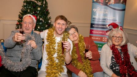 EastEnders Actor Jamie Borthwick Supports Christmas Appeal Through Dance Class and Storytelling with Seniors.