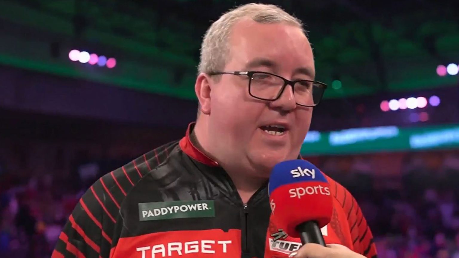 Stephen Bunting Overcome with Emotion Backstage at World Darts Championship