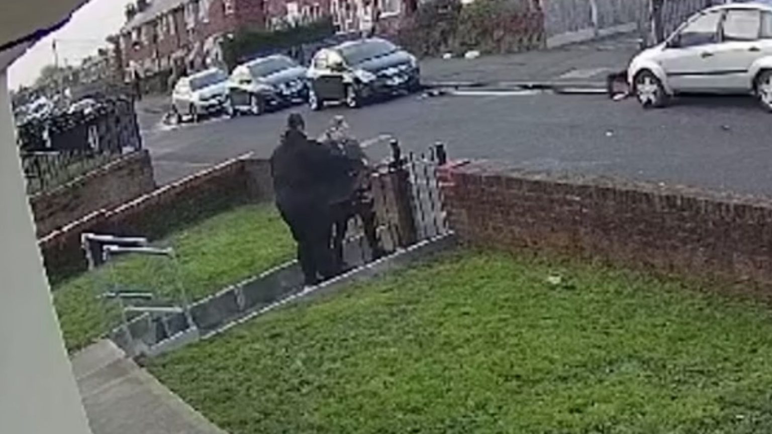 Mother and Daughter Narrowly Escape Crushing by Windborne Shed During Storm Eowyn