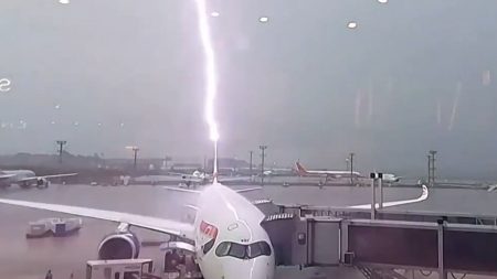 Lightning Strike on British Airways Aircraft and Flash Flooding Cause Disruption in Brazil