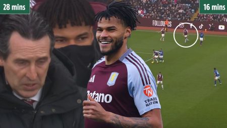 BBC viewers spot bonkers MOTD editing blunder as Tyrone Mings is in two places at once