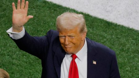 Donald Trump leaves Super Bowl early at half time as Kansas City Chiefs are destroyed by Philadelphia Eagles