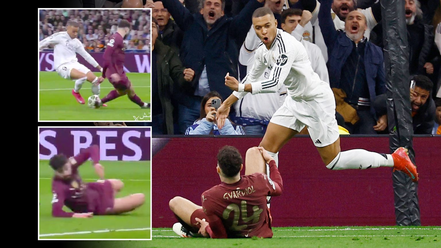 ‘Gvardiol might need ticket to get back in stadium’ – Man City star red-faced after he is ‘sent for hot dog’ by Mbappe