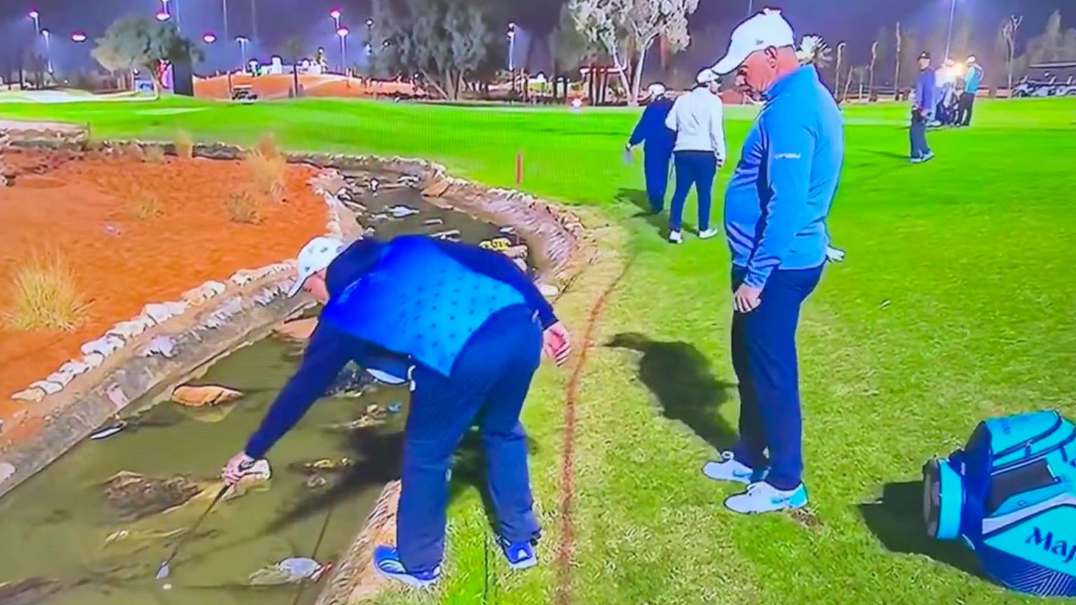 Lee Westwood hit with ‘most unusual’ and costly rules violation at LIV golf’s floodlit event in Saudi Arabia