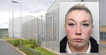 Female prison officer jailed for sending 4,369 intimate messages to inmate