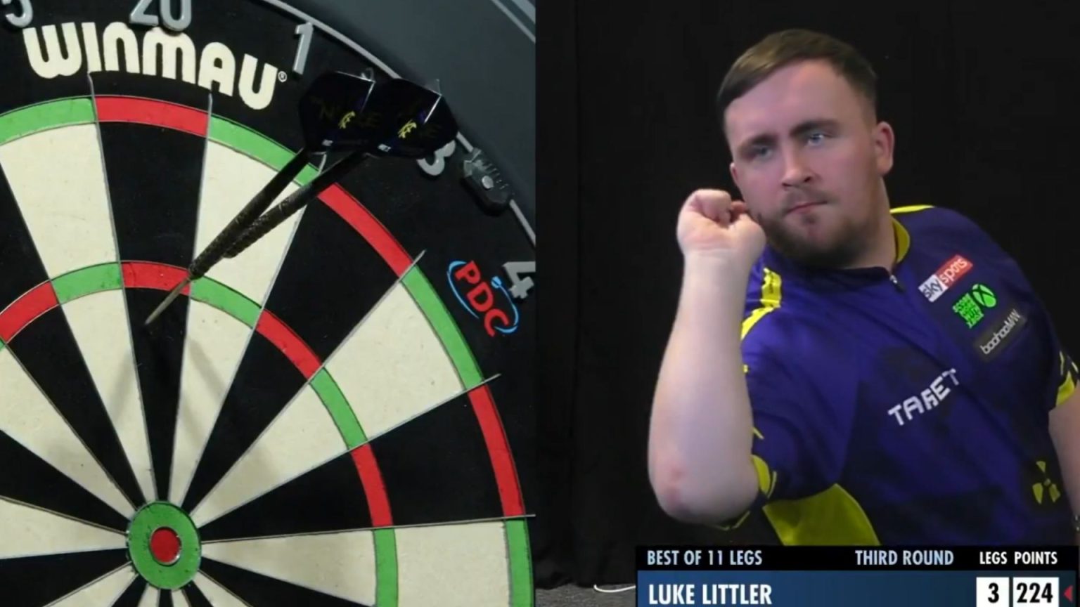 ‘Sat at home charging their phones’ – Luke Littler slams social media haters after shock darts Players Championship KO