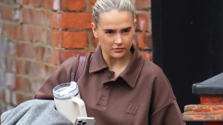 Molly-Mae looks downcast after horseriding accident as she gets another parking ticket in Cheshire