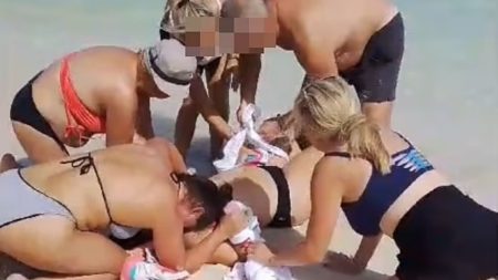 Horror as female tourist’s HANDS are ‘bitten off’ by shark after she ‘tried to take a picture of 6ft beast’