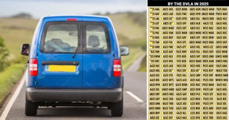 Full list of number plates which are so rude they have been banned by the DVLA