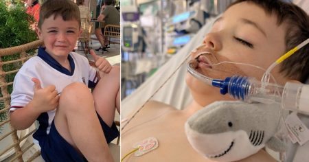 Boy, 7, unable to speak after suffering stroke on football pitch