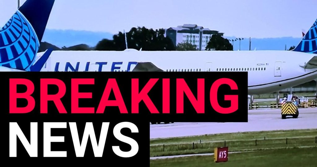 Police surround United Airlines plane after it makes emergency landing at Heathrow