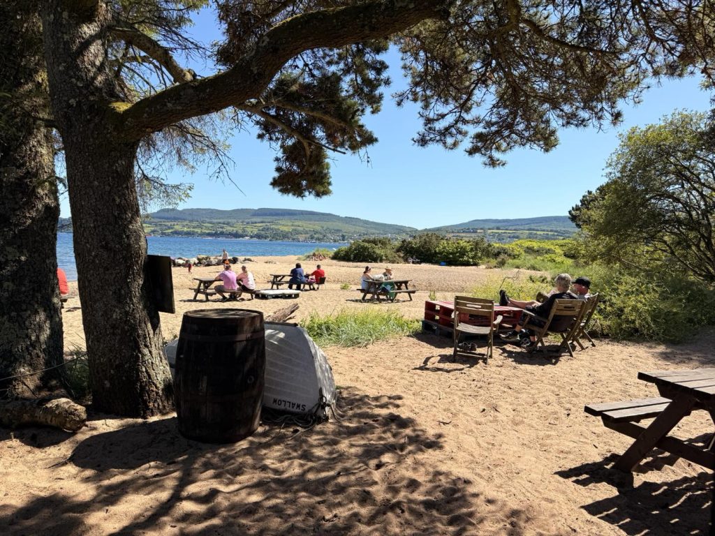 Beach cocktail bar where you can sit right on the sand named one of the best in the UK