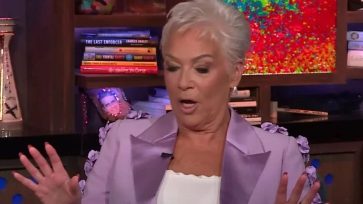 Taylor Swift savagely mocked by ex Matty Healy’s mum Denise Welch in shock live TV swipe