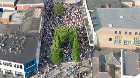 Fresh migrant hotel protest erupts after ‘secret plot to move asylum seekers into £250k flats’ in UK town – The Sun