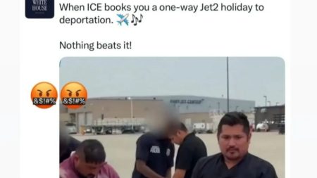 Jess Glynne blasts White House after using her viral Jet2 meme song over clip of Trump’s ICE deportations