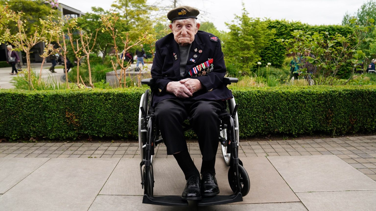 Britain’s oldest surviving WW2 hero and veteran of legendary battles dies aged 110 as hundreds line streets for funeral