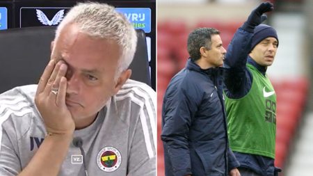 Jose Mourinho wipes away tears as he pays heartbreaking tribute to Porto’s Champions League-winning captain Jorge Costa