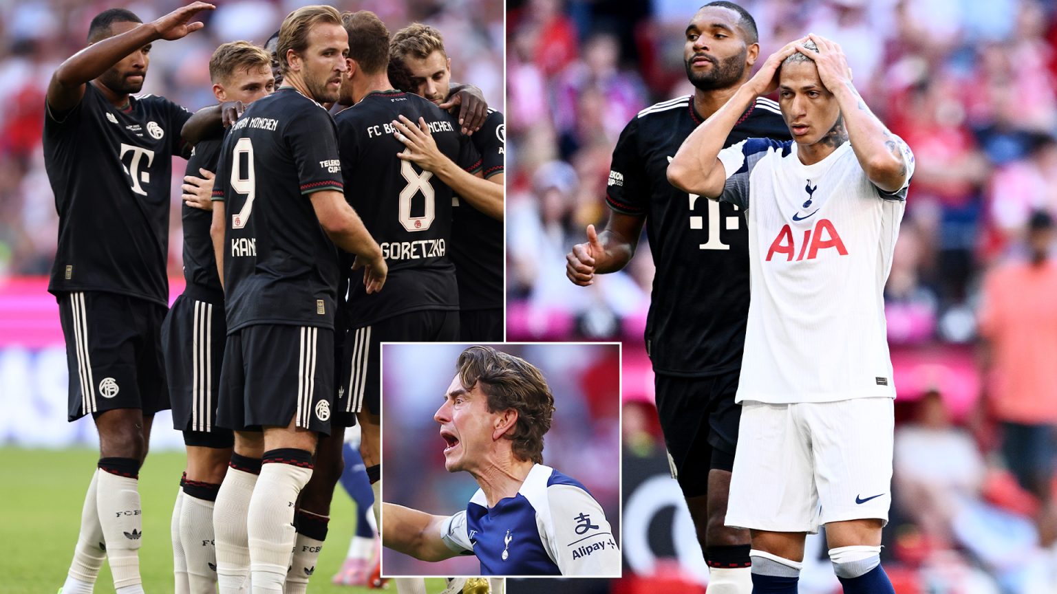 Bayern Munich 4 Tottenham 0: Thomas Frank’s side humiliated by German champions… days before facing PSG in Super Cup