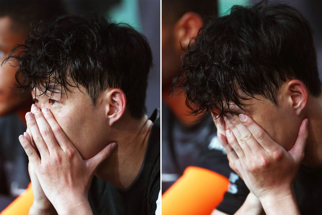 Son Heung-min breaks down in tears as Tottenham legend is given emotional farewell in final match