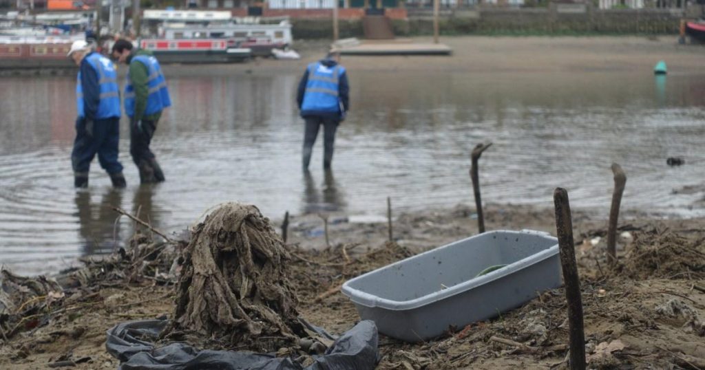 Massive clean-up effort aims to pull 180 tons of wet wipes from River Thames