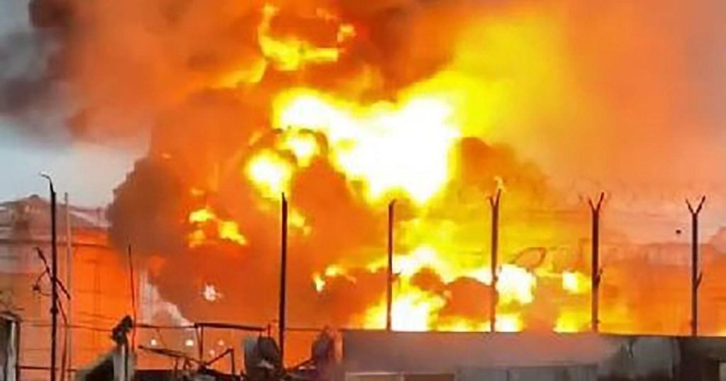 Russian TikTokkers ‘arrested for taking selfies outside oil depot inferno’