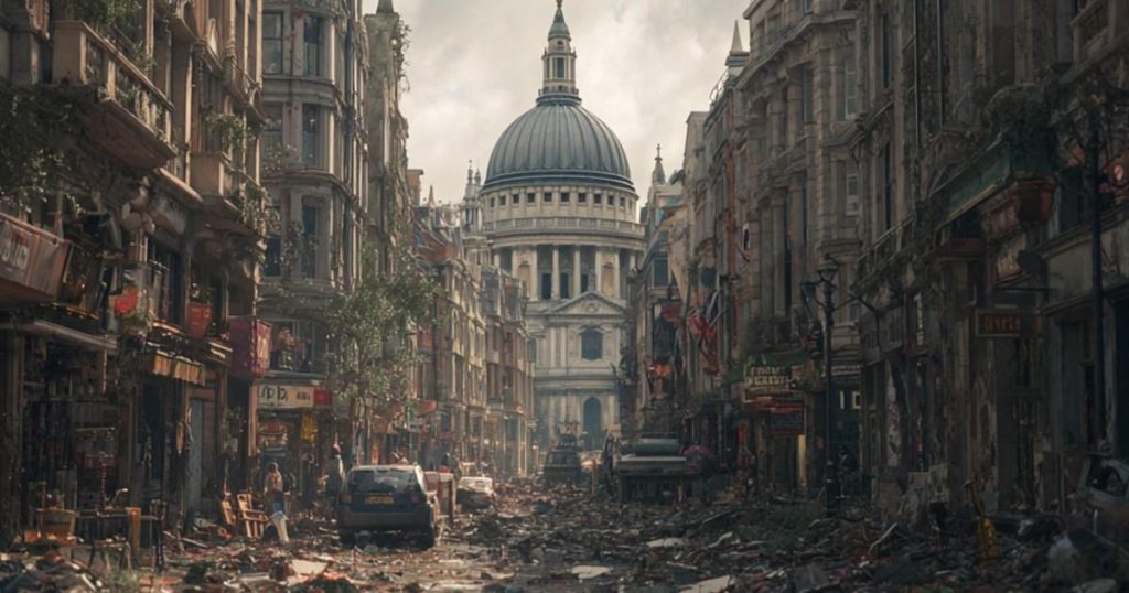 Chilling map shows what would happen if the Hiroshima bomb was dropped on London