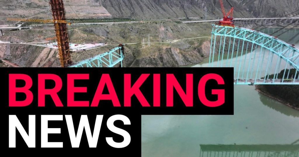 Multiple people dead and four missing after railway bridge collapses in Qinghai, China