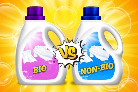 What is the difference between bio and non-bio laundry detergent?