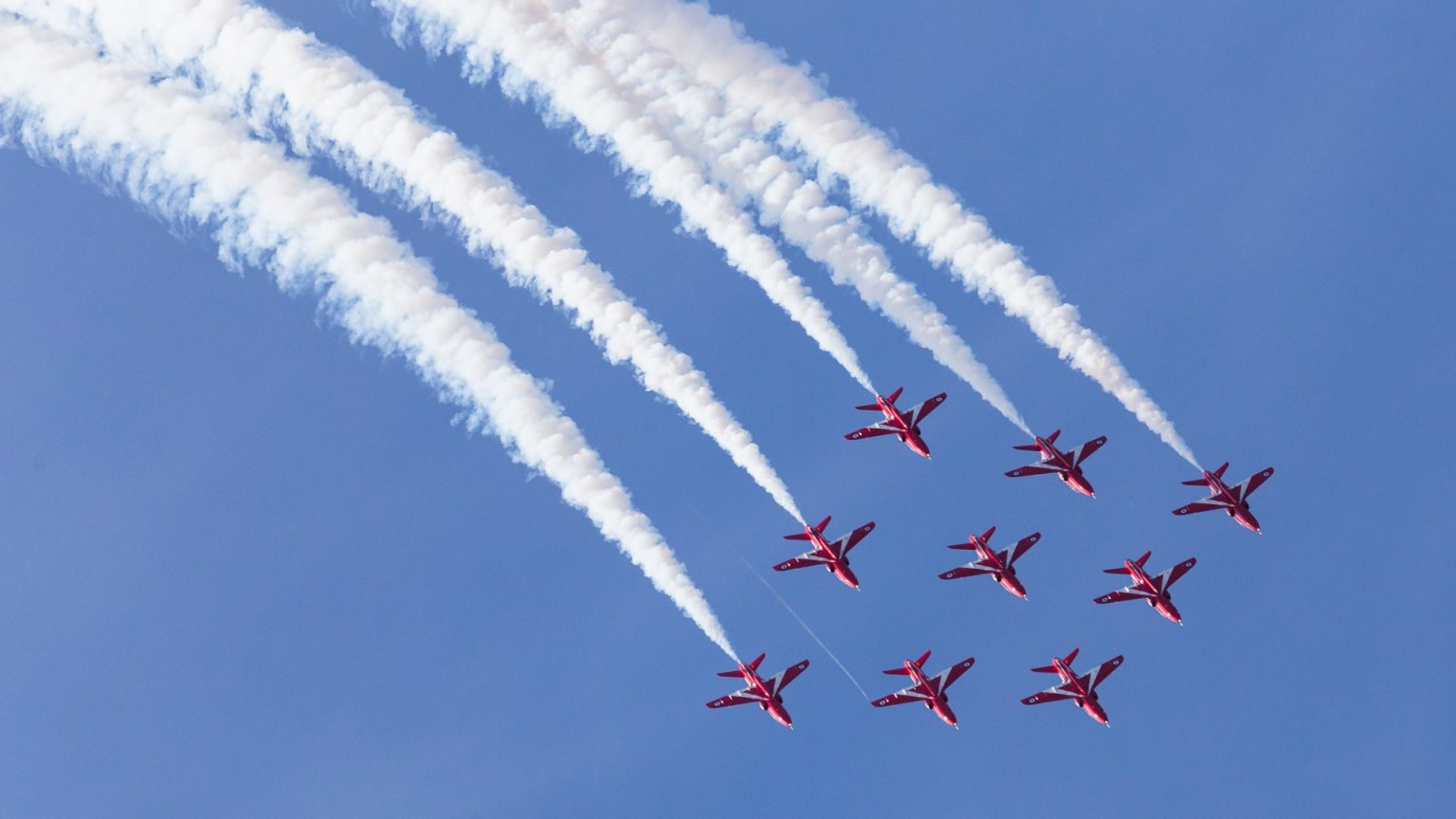 All the locations across the UK that you can see the Red Arrows in action this summer