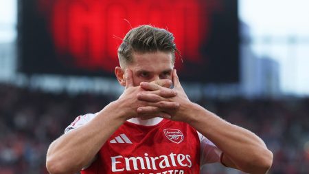 Viktor Gyokeres makes major change to iconic celebration to hit back at trolls after scoring first two Arsenal goals