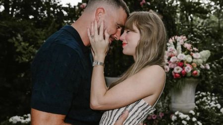 Taylor Swift and Travis Kelce have been secretly engaged for two weeks says star’s dad as he shares details of proposal