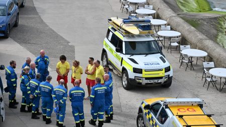Tragedy as woman in her 30s dies after being pulled from the sea at popular UK beach resort