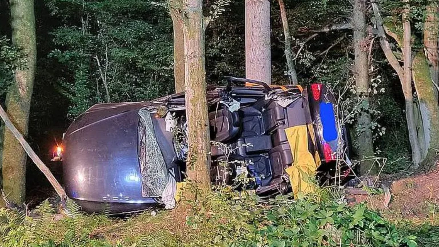 Tragedy as two married couples killed after British car ‘veers off road’ and crashes in Germany