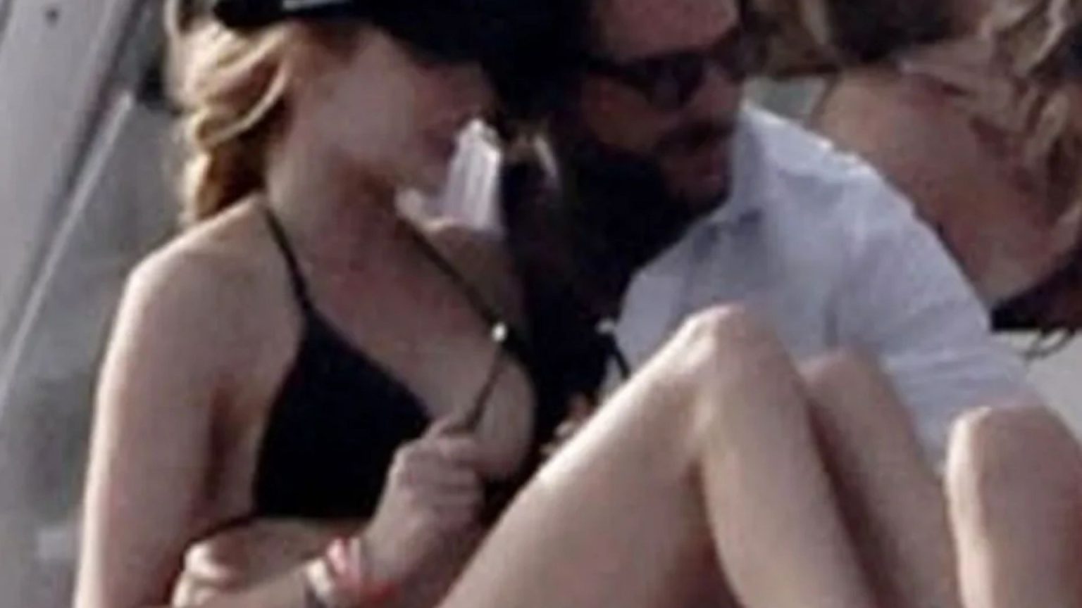 Pete Wicks gets VERY close to bikini-clad ‘best pal’ Olivia Attwood as he rests his hand on her thigh on yacht