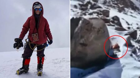 Rescuers GIVE UP hope of reaching woman mountaineer with broken leg ‘left to die’ on snowy 24,000ft peak