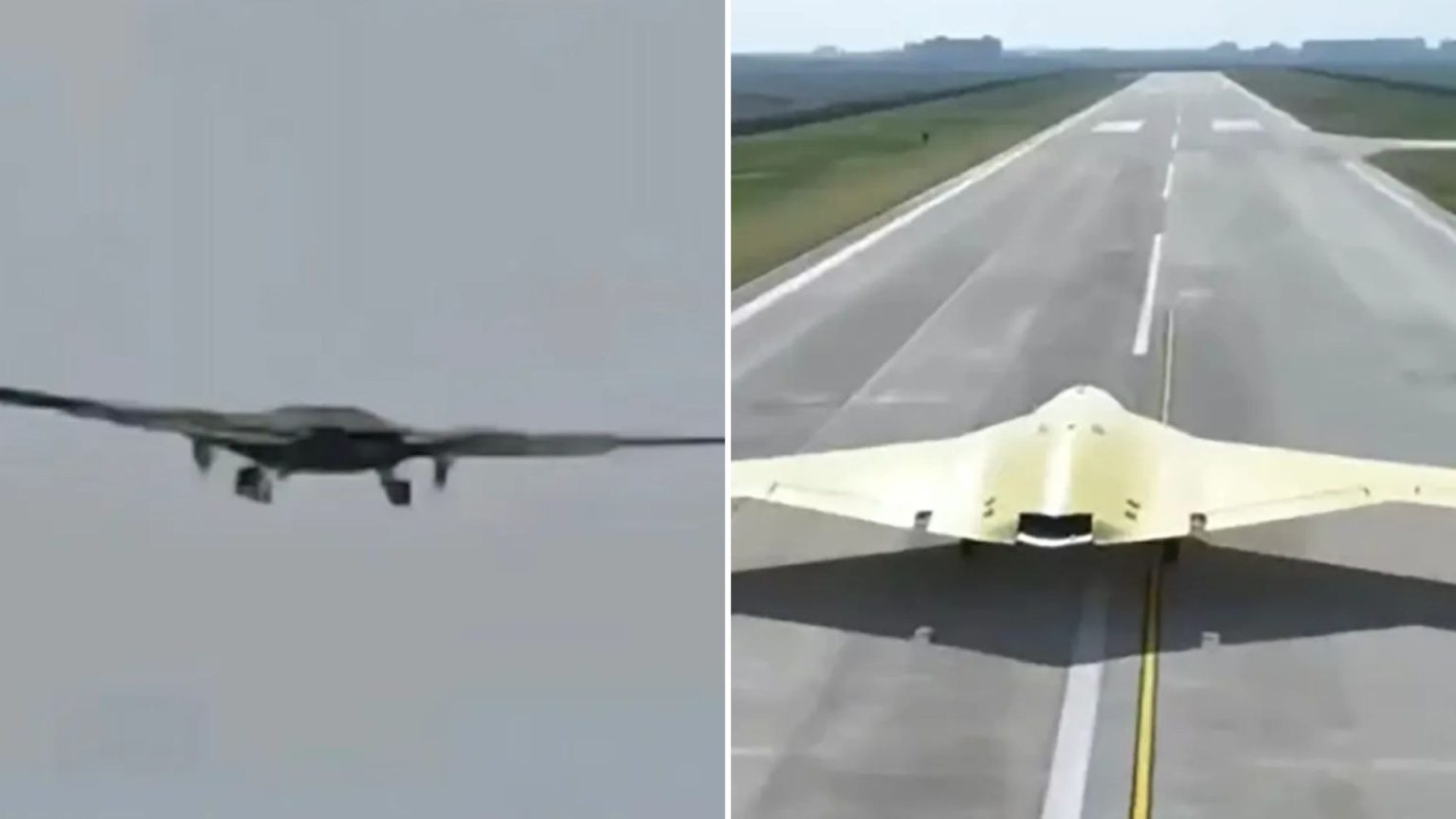 China’s terrifying giant stealth drone spotted on test flight after satellite pics showed aircraft at ‘secret base’
