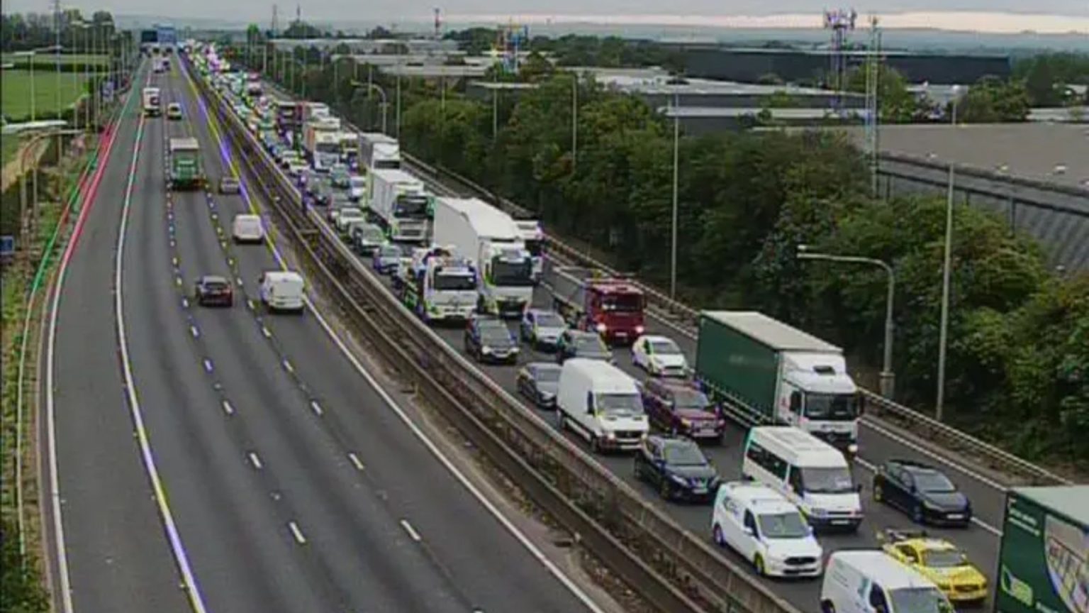 M5 closed after crash with hour-long delays and 6 MILES of traffic for thousands of drivers sparking rush-hour chaos
